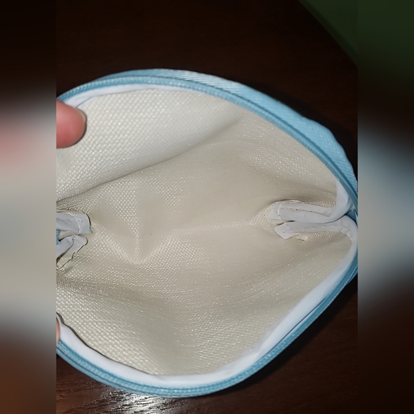 Set of 3 New Cosmetic Make Up Trinket Bags Blue Floral Birds - Picture 3 of 3